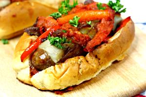 1 Serving Link Sausage Hoagy