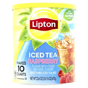 1 Serving Lipton Raspberry Iced Tea Medium