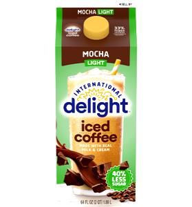 1 Serving Lite Mocha With Sugar Free Flavor And Whip - Soy Milk - 12 Oz.