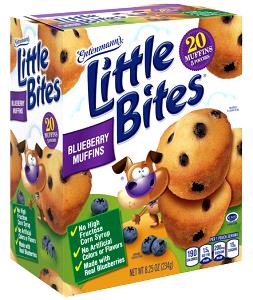 1 Serving Little Bites 100 Calorie Blueberry Muffins