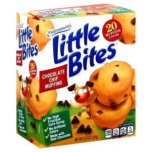 1 Serving Little Bites Chocolate Chip Muffins