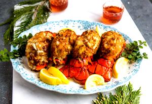 1 Serving Lobster Stuffed Crab Cake