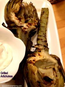 1 Serving Long Stem Artichokes