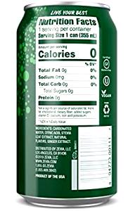 1 Serving Low Calorie Ginger Ale Soda