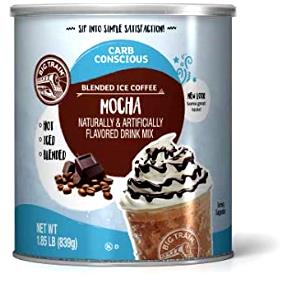 1 Serving Low Carb Mocha With Sugar Free Flavor And Whip - Skim Milk - 24 Oz.