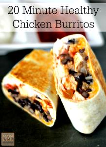 1 Serving Low Fat Chicken Burrito