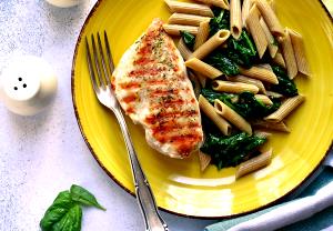 1 serving Low Fat Grilled Chicken Pasta