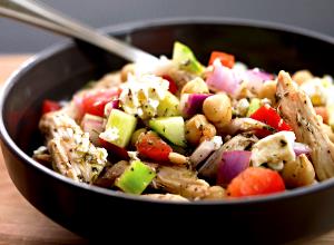 1 Serving Low Fat Grilled Chicken Salad Meal