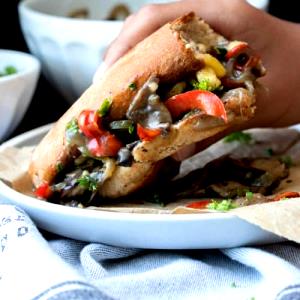 1 Serving Low Fat Philly Veggie (No Cheese Or Dressing)