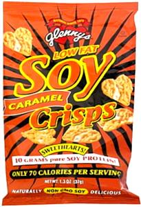 1 Serving Low Fat Soy Crisps - Caramel