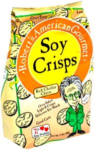 1 Serving Low Fat Soy Crisps - Cheddar