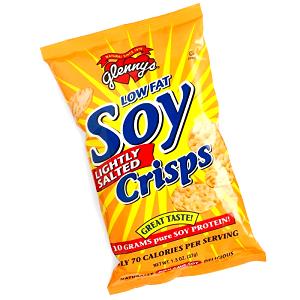 1 Serving Low Fat Soy Crisps - Lightly Salted