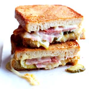 1 serving Lunch Break Grilled Ham & Swiss Sandwich with Fries