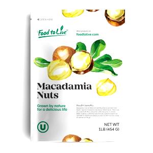 1 Serving Macadamia Nuts, Natural (Unroasted)