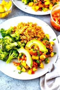 1 serving Mango-Chile Chicken