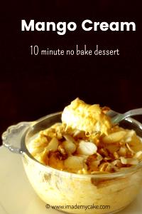 1 Serving Mango Fruit Cream - Medium