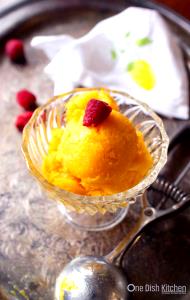 1 Serving Mango Sorbet Soft Serve - Regular