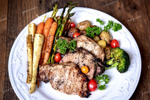 1 serving Maui Glazed Pork Chop