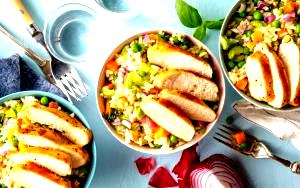 1 Serving Mayan Chicken Harvest Rice Bowl With Brown Rice