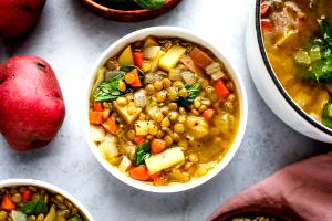 1 Serving Mediterranean Lentil Soup, Rts