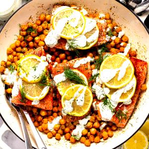 1 serving Mediterranean Salmon