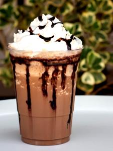 1 Serving Medium Caffe Mocha With Sugar-Free Chocolate And Whip 16Oz., 8 Tbsp. Whip - Pacific Soy