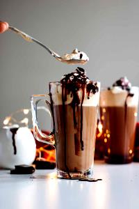 1 Serving Medium Mocha With Whip 16Oz., 8 Tbsp. Whip - Pacific Soy