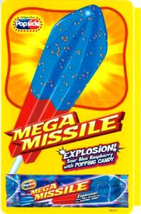 1 Serving Mega Missle Explosion Ice Pop