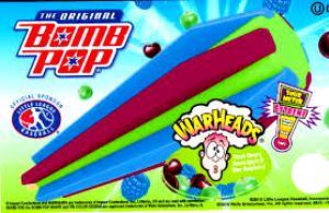 1 Serving Mega Missle Mega Warhead Ice Pop