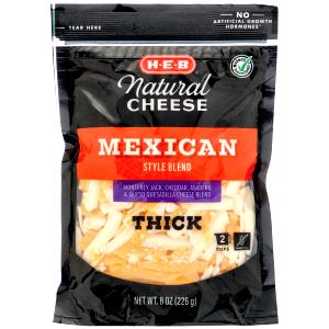 1 Serving Mexican Blend (Medium Cheddar, Monterey Jack, Queso Quesadilla) Shredded Cheese