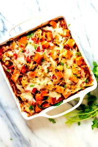1 Serving Mexican Casserole, Lower Sodium, Vegan
