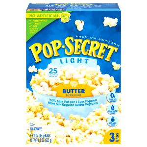 1 Serving Microwave Light Butter Popcorn