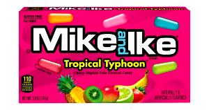 1 Serving Mike And Ike Tropical Typhoon Fruit Flavored Pops