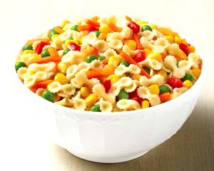 1 Serving Mini Bow Tie Pasta And Vegetable Blend