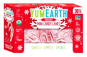 1 Serving Mini Organic Candy Canes