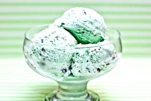 1 Serving Mint Chip Ice Cream