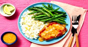 1 serving Miso Peach Pork Chops