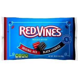 1 Serving Mixed Red & Black Bites Bag 16Oz (Licorice)