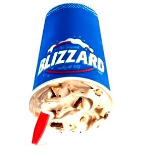 1 Serving Mocha Chip Blizzard - Medium