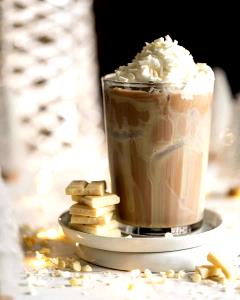 1 Serving Mocha With Flavor And Whip, Cold - Skim Milk - 12 Oz.