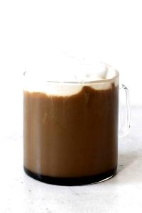 1 Serving Mocha With Flavor And Whip, Hot - Skim Milk - 12 Oz.