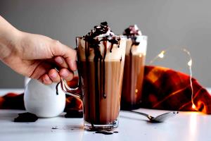 1 Serving Mocha With Flavor And Whip, Hot - Soy Milk - 12 Oz.