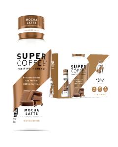 1 Serving Mocha With Sugar Free Flavor, Cold - Soy Milk - 12 Oz.
