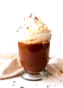 1 Serving Mocha With Whip, Hot - Soy Milk - 12 Oz.