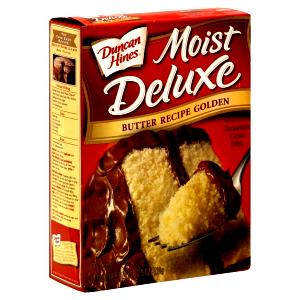 1 serving Moist Deluxe Cake Mix - Butter Recipe Golden