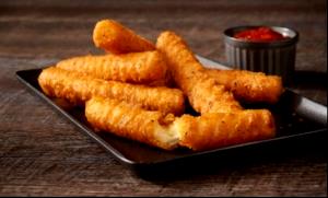 1 Serving Mozzarella Cheese Sticks Six Pc