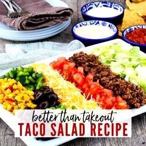 1 Serving Improved Beef Taco Salad