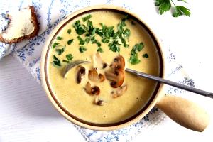 1 Serving Mushroom Cheese Soup