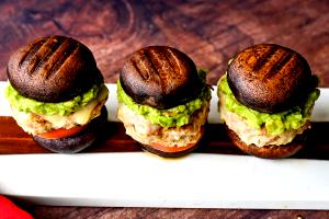 1 Serving Mushroom Jack Turkey Burger