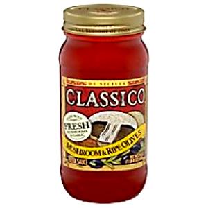 1 Serving Mushroom & Ripe Olives Red Sauce